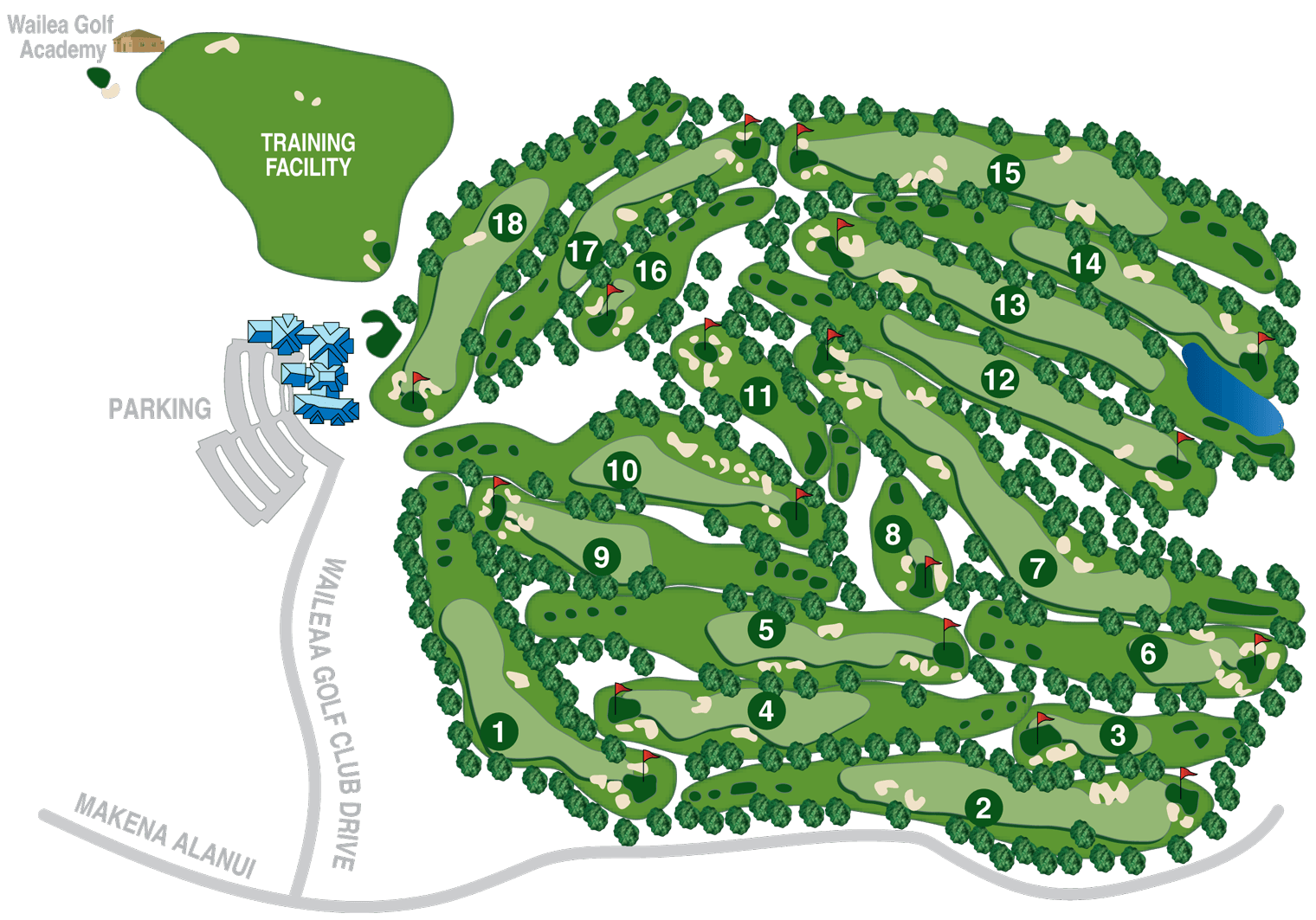 Golf Course map